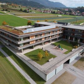 Haus für Senioren der Gemeinde Absam - Luftaufnahme